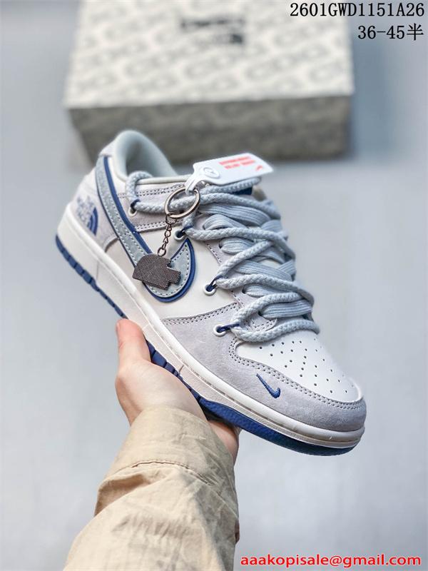 激安 メンズスニーカー ストリートスタイル ローカット クッションソール ザノースフェイス コムデギャルソン コピー THE NORTH FACE COMME des GARCONS