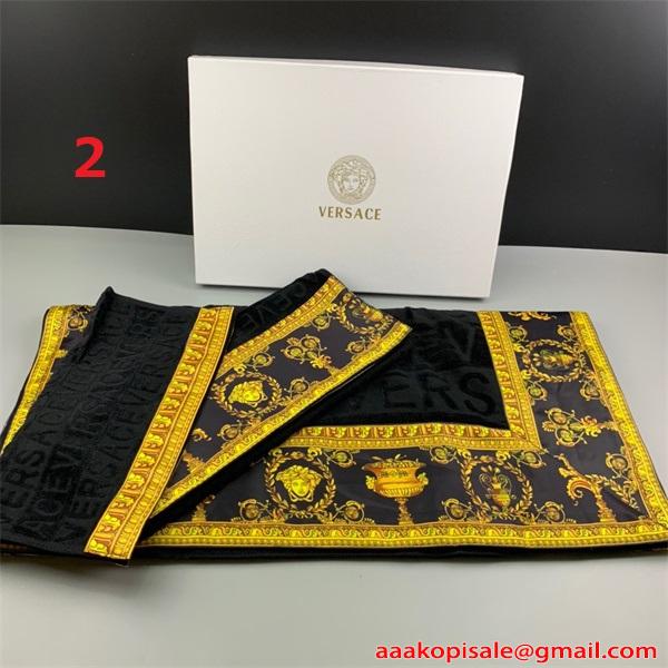 Versace 新作★★2026人気セットタオル3点セット ヴェルサーチコピー 上質なアイテム6色