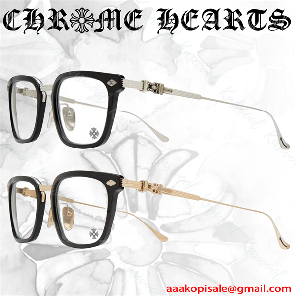 クロムハーツ Chrome Hearts OVERPOKED コピー メガネ フレーム メンズ