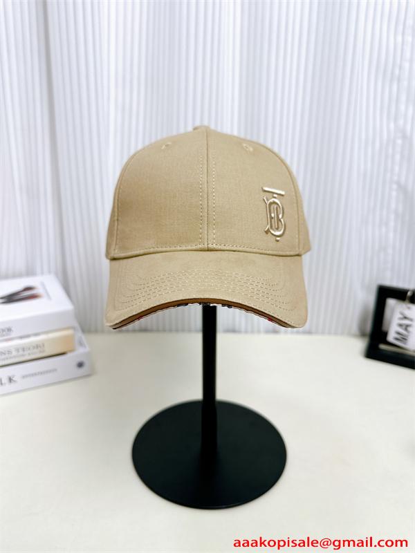 激安 キャップ レディース メンズ TBロゴ刺繍 コットン シンプル 無地 カジュアル 高見え ユニセックス バーバリー コピー BURBERRY
