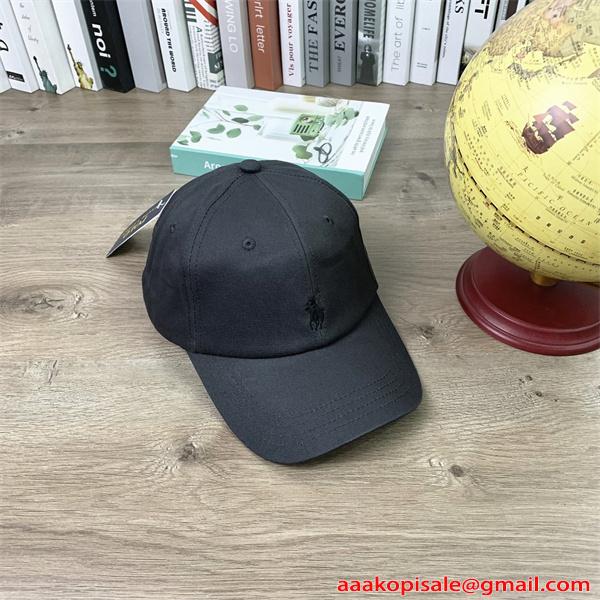 キャップ レディース メンズ 夏用 通気性 軽量 コットン 小馬刺繍 シンプル カジュアル 日焼け対策 帽子 ポロ ラルフローレン コピー POLO RALPH LAUREN