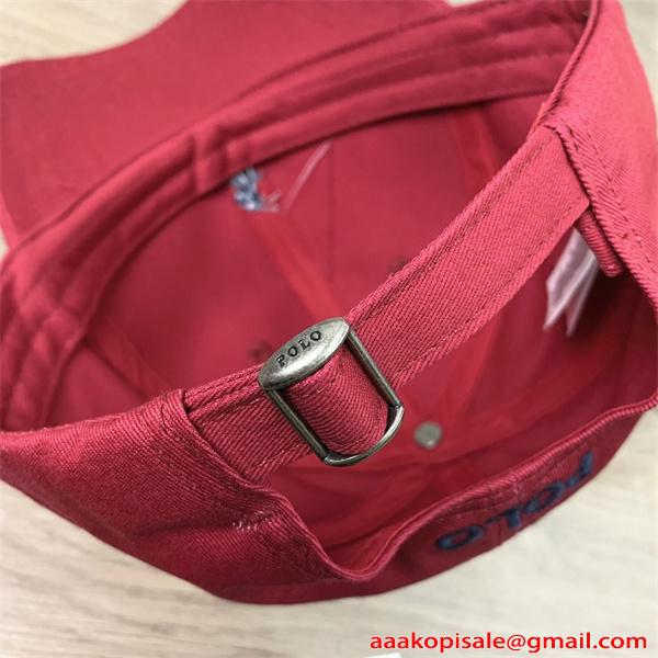 キャップ レディース メンズ 夏用 通気性 軽量 コットン 小馬刺繍 シンプル カジュアル 日焼け対策 帽子 ポロ ラルフローレン コピー POLO RALPH LAUREN