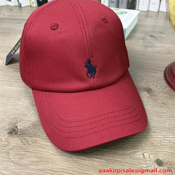 キャップ レディース メンズ 夏用 通気性 軽量 コットン 小馬刺繍 シンプル カジュアル 日焼け対策 帽子 ポロ ラルフローレン コピー POLO RALPH LAUREN