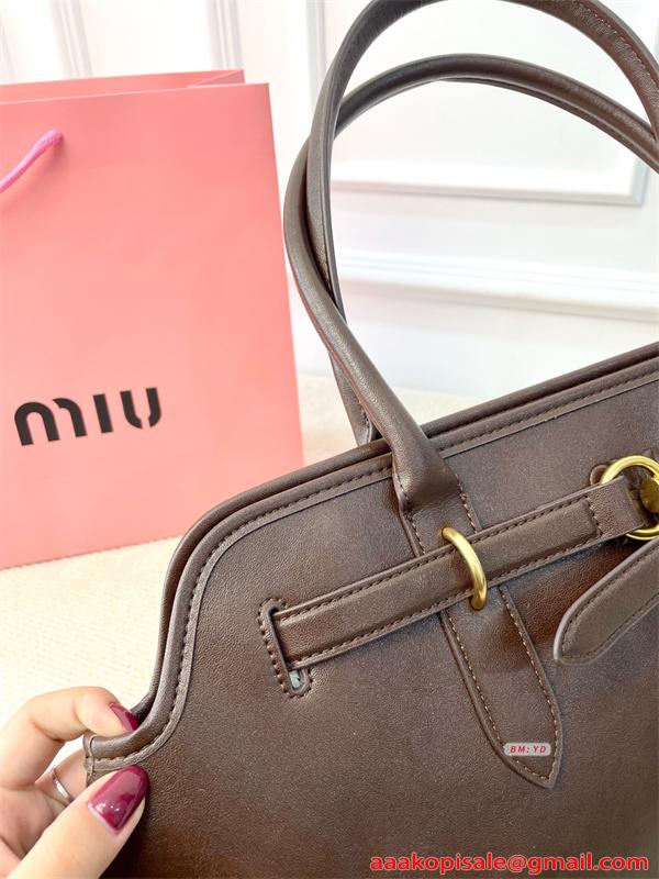 2026新作 ミュウミュウハンドバッグコピー大容量 おしゃれなママに人気 MiuMiu Aventure☆