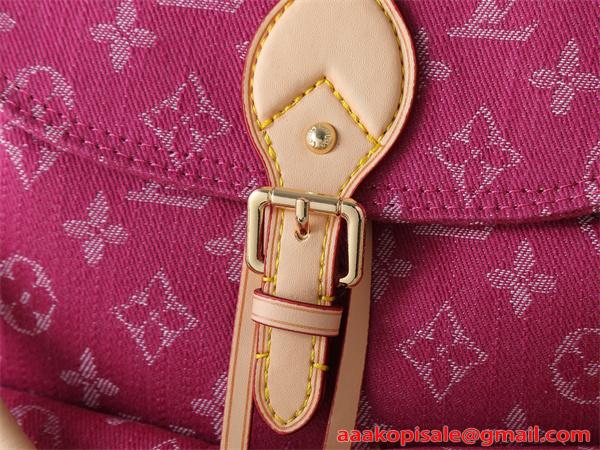 リュック レディース ピンク デニム モノグラム バックパック 大容量 2WAY ルイヴィトン コピー Louis Vuitton