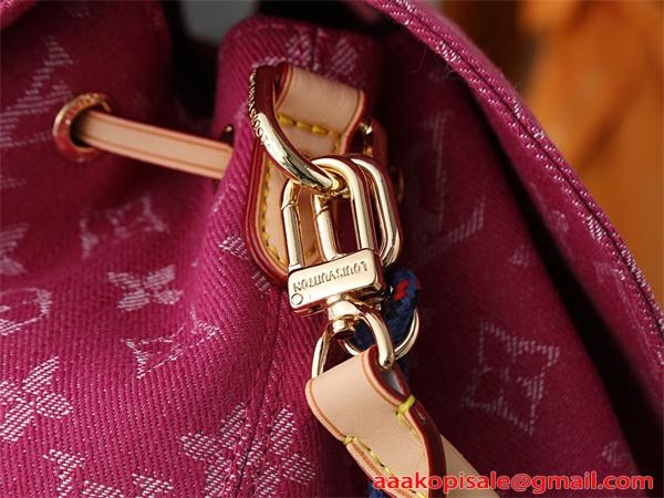 リュック レディース ピンク デニム モノグラム バックパック 大容量 2WAY ルイヴィトン コピー Louis Vuitton