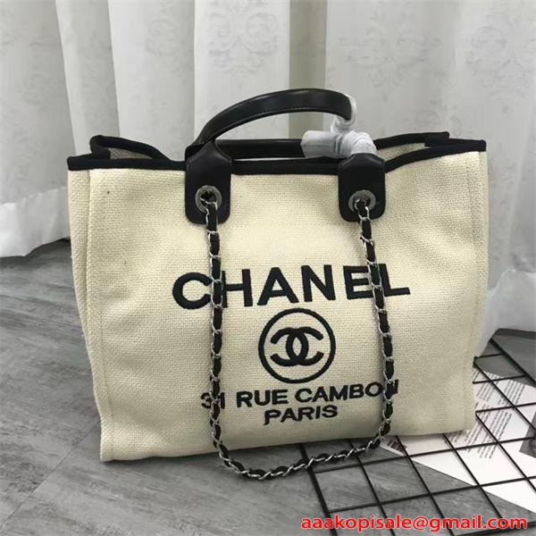  バッグ レディース トート シャネル コピー CHANEL大きめ 軽い おしゃれ 定番 多機能 収納力抜群 布バッグ 肩掛け 手提げ デイリー 旅行 マザーズバッグ 
