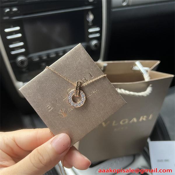 ネックレス レディース ローズゴールド サークルモチーフ ラインストーン フルダイヤ風 ペンダント チェーンネックレス 華奢 上品 エレガント 高級感 ギフト 人気 ブルガリ コピー 