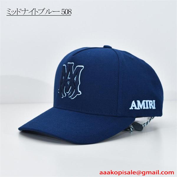アミリ AMIRI コピー ベースボールキャップ ロゴ刺繍 メンズ