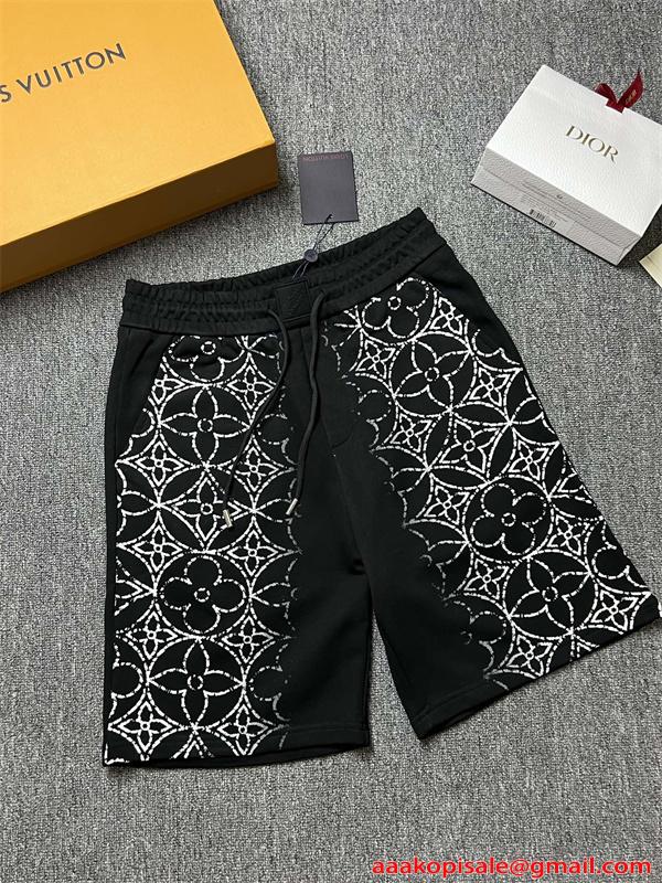 オシャレ★ ルイ ヴィトンショットパンツコピーLouis Vuittonカジュアルスタイル2026トレンド春夏流行り