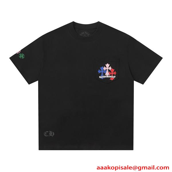 人気2026激安★Chrome Heartsクロムハーツtシャツコピー定番アイテムお洒落簡単デザイン