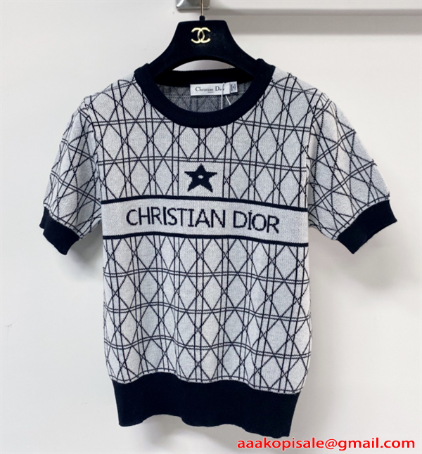 2026トレンド❤ディオールtシャツコピーDIOR新作登場 おしゃれなレディースニット半袖春夏カジュアル
