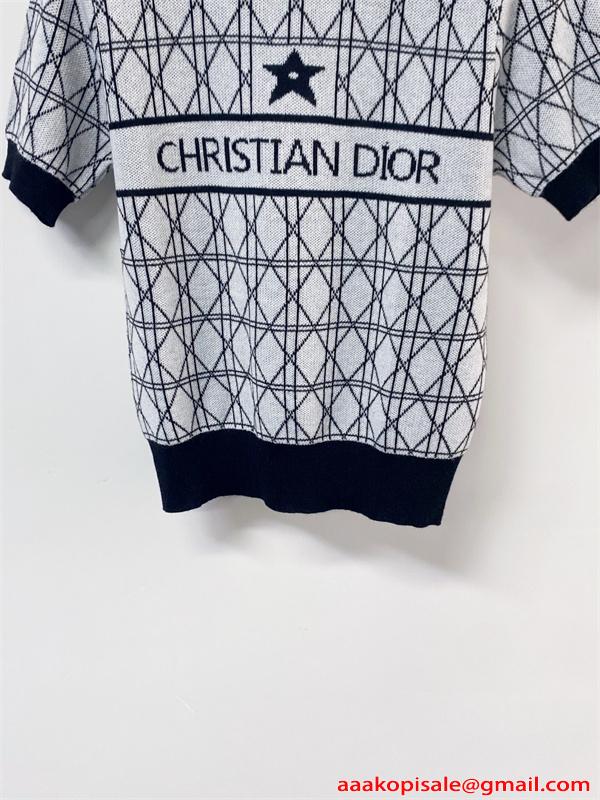 2026トレンド❤ディオールtシャツコピーDIOR新作登場 おしゃれなレディースニット半袖春夏カジュアル