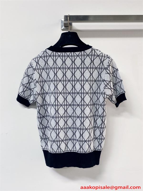 2026トレンド❤ディオールtシャツコピーDIOR新作登場 おしゃれなレディースニット半袖春夏カジュアル
