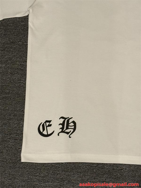 Tシャツ 星条旗クロス バックプリント USAロゴ オーバーサイズ ストリート クロムハーツ コピー CHROME HEARTS