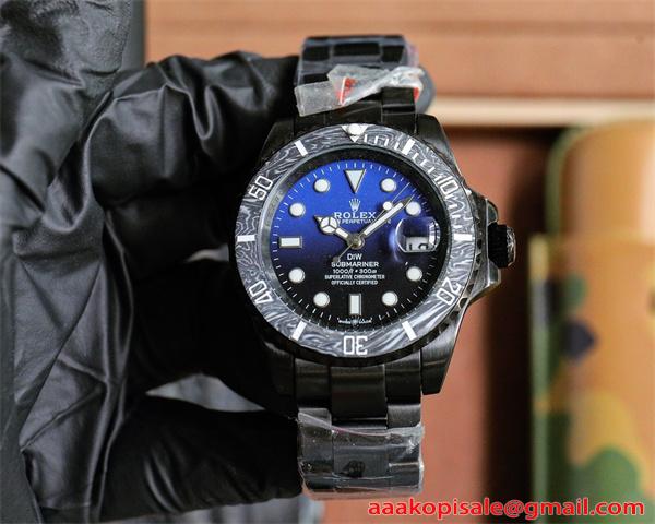  自動巻き風 高級感 防水 カラーダイヤル おしゃれ 人気 ロレックス コピー ROLEX