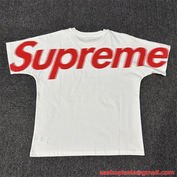  ワイドロゴ ビッグプリント ドロップショルダー ルーズシルエット ストリート シュプリーム コピー SUPREME