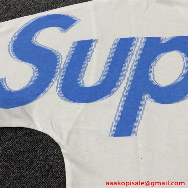  ワイドロゴ ビッグプリント ドロップショルダー ルーズシルエット ストリート シュプリーム コピー SUPREME