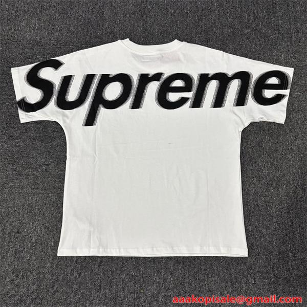  ワイドロゴ ビッグプリント ドロップショルダー ルーズシルエット ストリート シュプリーム コピー SUPREME