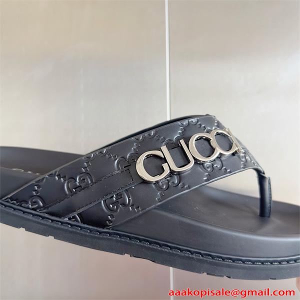 ❤グッチビーチサンダルコピーGUCCI新作デザイン歩きやすいおしゃれメンズシューズ