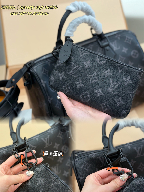 ❤LVモノグラムSpeedy Soft 30ルイヴィトンショルダーバッグコピーおしゃれで大容量 通勤＆短期旅行にぴったり
