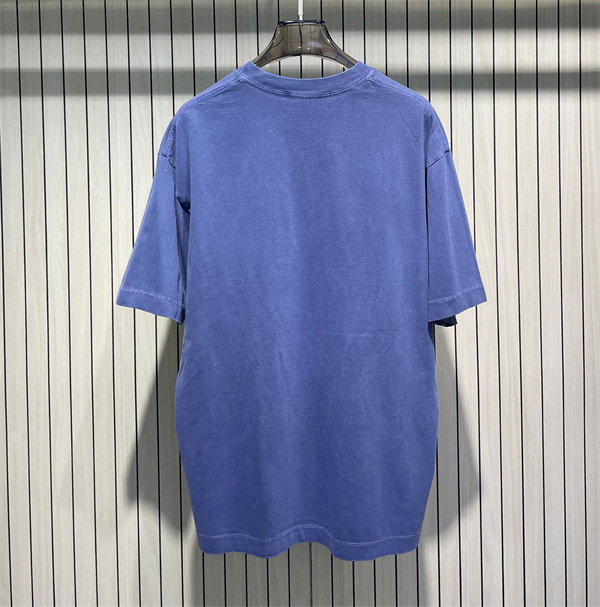 3カラー 半袖Tシャツ ストーンアイランド コピー  センターロゴプリント クルーネック Stone Island