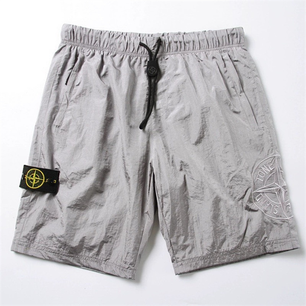  シャイニーショートパンツ コンパスパッチ ドローコード ウエストゴム ストーンアイランド コピー Stone Island