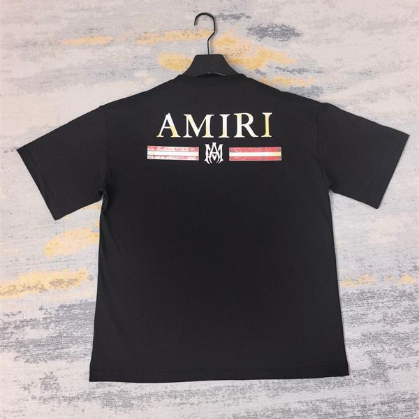 AMIRI モノトーン アミリ コピー 半袖Tシャツ シンプル 高見え カジュアル 2026新作コーデ