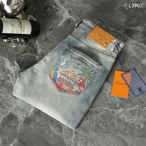 デニムパンツ メンズ ルイヴィトン コピー LOUIS VUITTON カジュアル