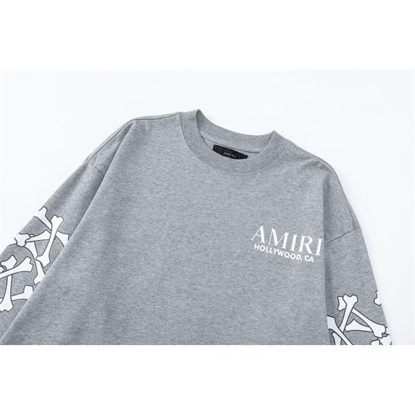 AMIRI スーパーコピー 長袖Tシャツ メンズ オーバーサイズ アミリ ストリート系 トレンド