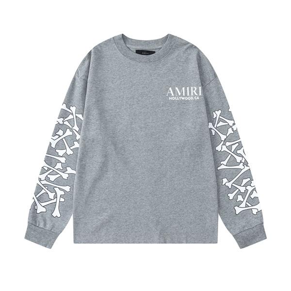 AMIRI スーパーコピー 長袖Tシャツ メンズ オーバーサイズ アミリ ストリート系 トレンド