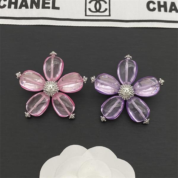  CHANEL シャネル スーパーコピー ピアス レディース フラワーデザイン クリアカラー 透明感 可愛い 上品
