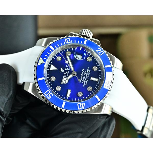 腕時計 メンズ ダイバー風 ブルーダイヤル 40mm 防水 ROLEX カジュアル ロレックス スーパーコピー