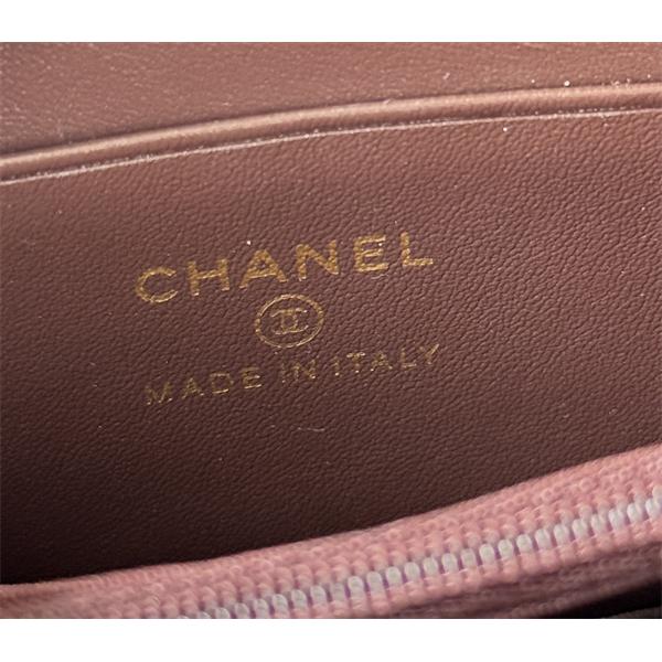 CHANEL シャネル コピー 財布 エレガント レザー ラウンドジップ ミニウォレット ブラック 高級感