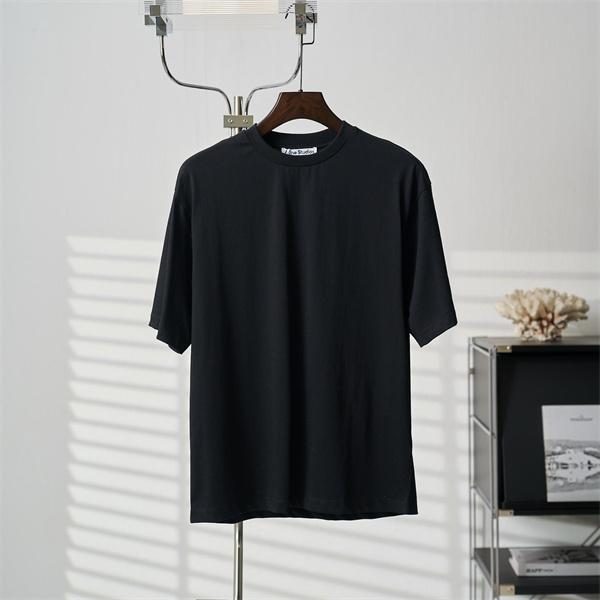 アクネストゥディオズ コピー Acne ベーシック Tシャツ ブラック 半袖 上質シルエット 大人モード