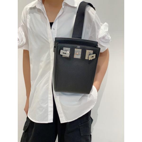バッグ メンズ エルメス スーパーコピー ミニショルダー シンプル無地 高級感 モード系 Hermès