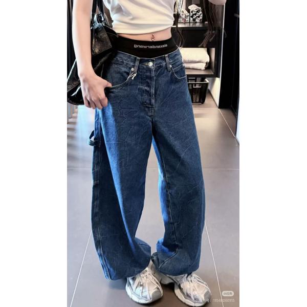  デニムパンツ レディース ルーズフィット アレキサンダー コピー ワンストリート系 トレンド Alexander Wang