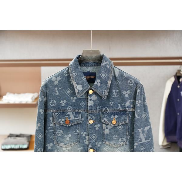 ルイヴィトン スーパーコピー デニムジャケット メンズ  クラシックシルエット 秋冬対応 重厚感 LOUIS VUITTON