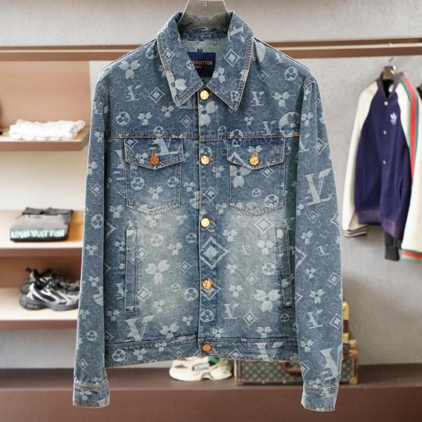 ルイヴィトン スーパーコピー デニムジャケット メンズ  クラシックシルエット 秋冬対応 重厚感 LOUIS VUITTON