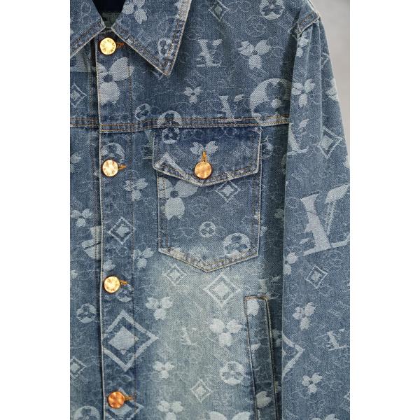 ルイヴィトン スーパーコピー デニムジャケット メンズ  クラシックシルエット 秋冬対応 重厚感 LOUIS VUITTON