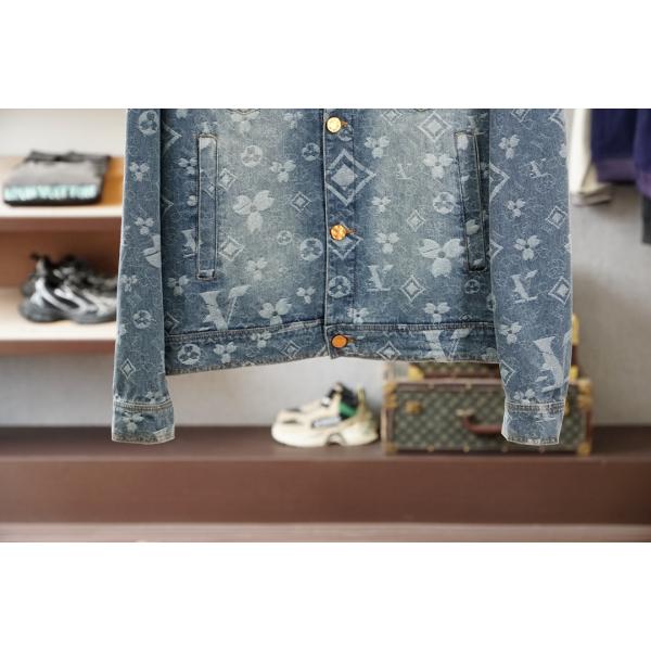 ルイヴィトン スーパーコピー デニムジャケット メンズ  クラシックシルエット 秋冬対応 重厚感 LOUIS VUITTON