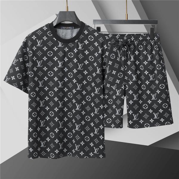 プリント セットアップ LOUIS VUITTON メンズ 半袖Tシャツ ルイ