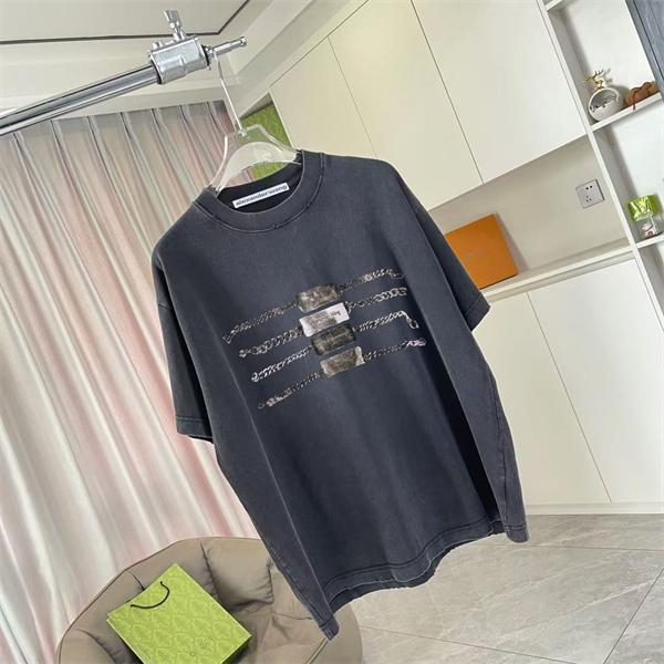 アレキサンダーワン コピー 半袖Tシャツ カラーロゴデザイン シンプル清潔感 夏カジュアル Alexander wang