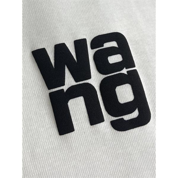 長袖Tシャツ Alexander wang ミニロゴ アレキサンダーワン コピー クリーンスタイル ゆったりシルエット 春秋