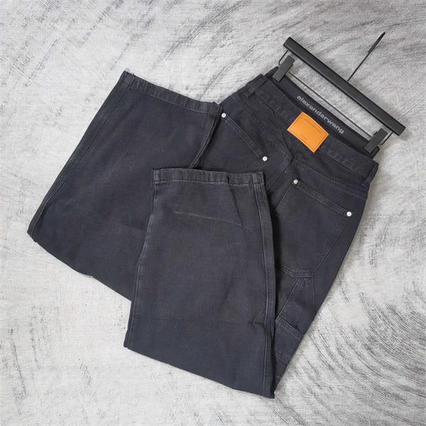  Alexander wang デニムパンツ ワイドストレート ハイライズ設計 脚長見え トレンド アレキサンダーワン コピー