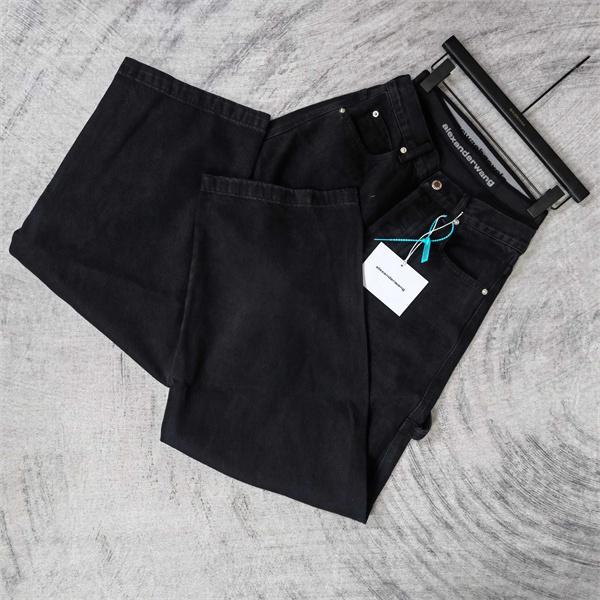  Alexander wang デニムパンツ ワイドストレート ハイライズ設計 脚長見え トレンド アレキサンダーワン コピー