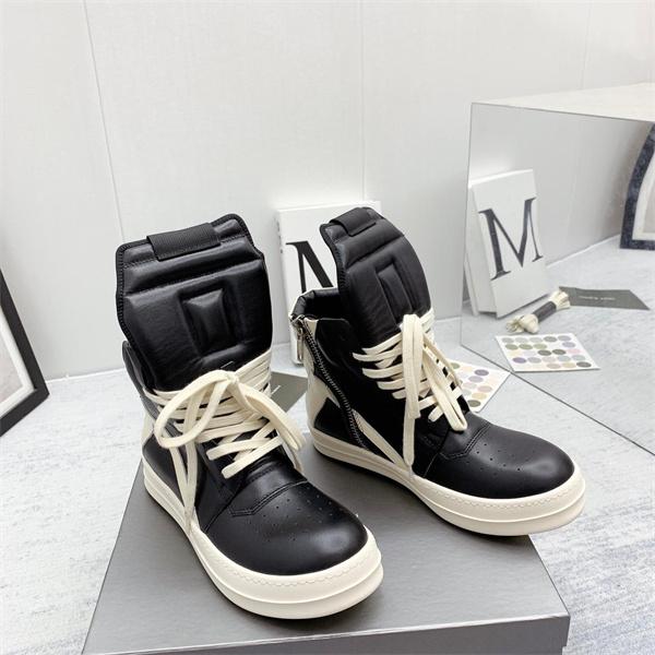 RICK OWENS ハイカット 厚底 カジュアルシューズ 42 リック・オウエンス コピー スニーカー メンズ ハイカット 厚底