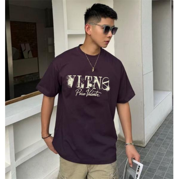 男女兼用26ss☆☆ヴァレンティノtシャツコピー☆☆VALENTINO最新作人気アイテムパープル