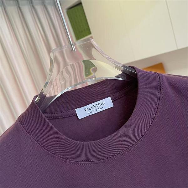 男女兼用26ss☆☆ヴァレンティノtシャツコピー☆☆VALENTINO最新作人気アイテムパープル