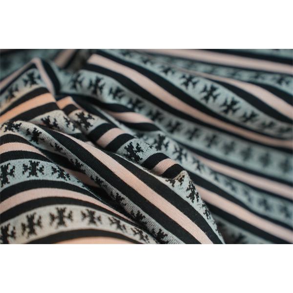 クロムハーツ コピー ボーダー 半袖Tシャツ ブラック ピンクグレー ワンポイント クルーネック Chrome Hearts